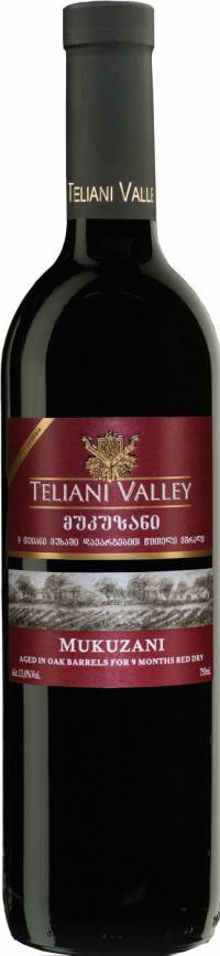 Вино Teliani Valley, Mukuzani / Телиани Вели Мукузани