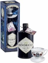 Джин Хендрикс  подарочный набор с чашкой и блюдцем 0,7л   "Gin Hendrick`s gift set with a tea cup "