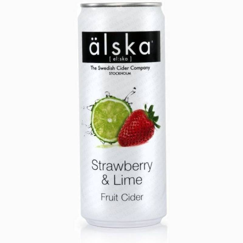 Пиво &quot; Alska &quot;Strawberry &amp; Lime&quot; 0,5 л.