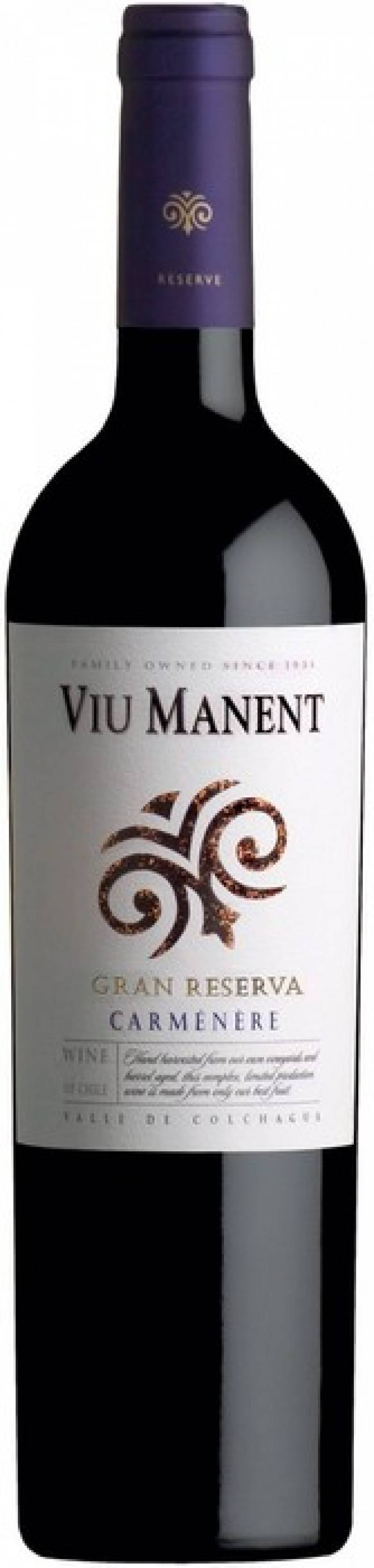 Вино Viu Manent, &quot;Gran Reserva&quot; Carmenere, 2014 / Вью Манент, &quot;Гран Ресерва&quot; Карменере